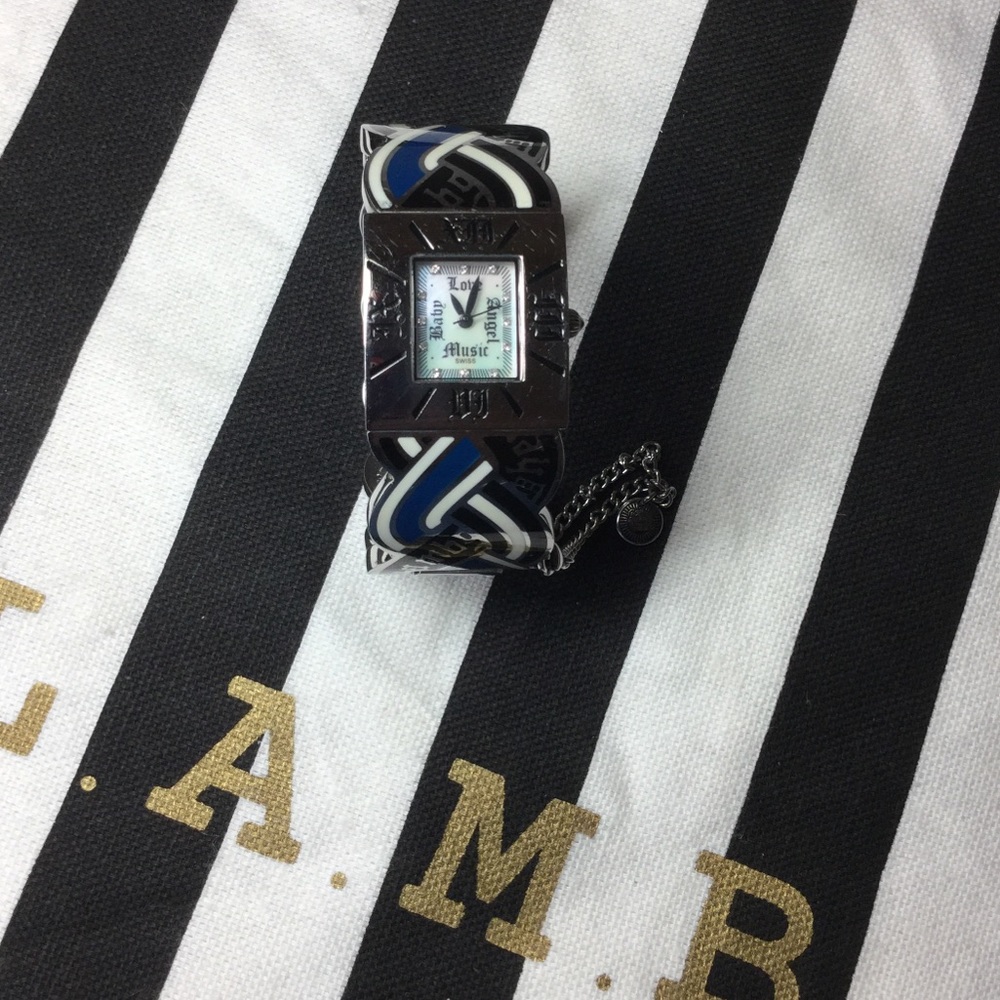 L.A.M.B. Braid Bangle Watch